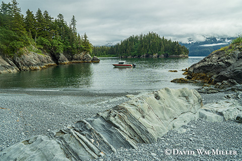 Landing beach in upper Port Bainbridge